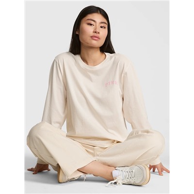 Campus Cotton Long-Sleeve Tee