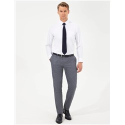 Lacivert Ex. Slim Fit Kumaş Pantolon
