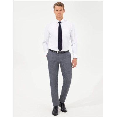 Lacivert Ex. Slim Fit Kumaş Pantolon