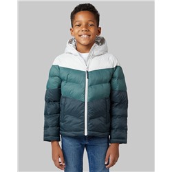 KIDS' HOODED PUFFER JACKET