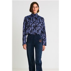 Pantalón wide leg slim