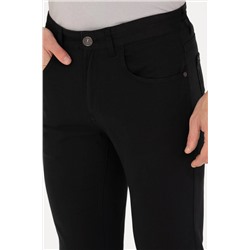 Erkek Siyah Kanvas Pantolon