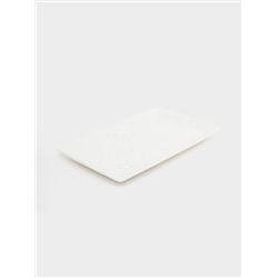 Блюдо, 27.5x16 см, прямоугольное, пепел, Икра