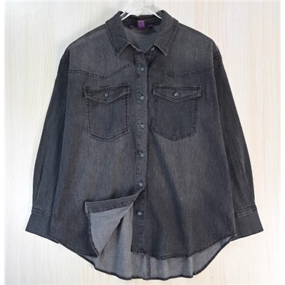 Женская джинсовая рубашка