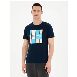 Lacivert Slim Fit Tişört
