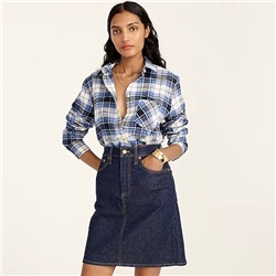 Classic-fit shirt in flannel