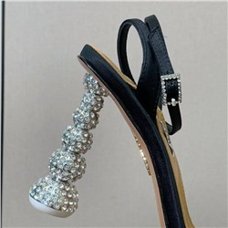 Красивые женские босоножки с акцентным каблуком🌊