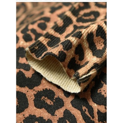 Женский кардиган и лонгслив Zar*a с анималистичным принтом