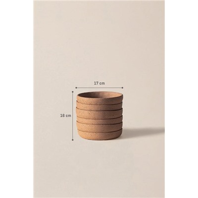 Ella Saksı - Somon - 17 cm