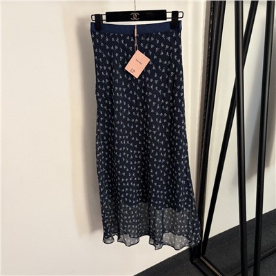 Воздушная юбка в цветочек (3 цвета) МИУ МИ*У