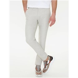 Vizon Slim Fit Beli Lastikli Kanvas Pantolon