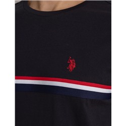 SIGNATURE TRICOT PIECED JERSEY T-SHIRT