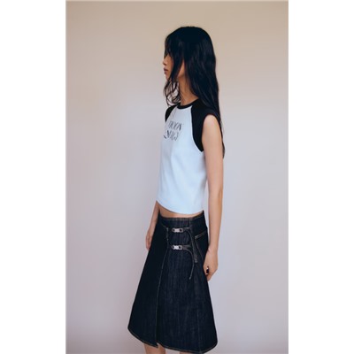 Camiseta estampada algodón