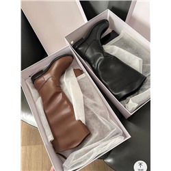 Женские кожаные сапоги  Демисезонные  Экспорт