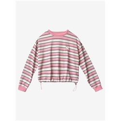 Женский лонгслив в полоску Nik*o and с вышитым котиком Экспорт