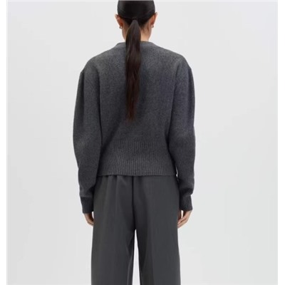 Кардиган из плотной шерстяно-хлопковой смеси