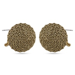 Серьги Релакс (покрытие античное золото) 3см, Есть комплект