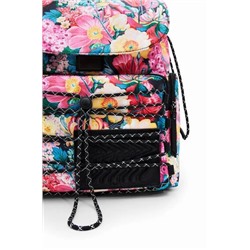 Mochila grande floral