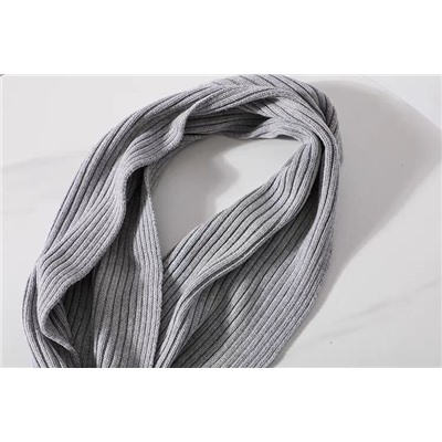 Мужской комплект шапка и шарф из смесовой шерсти  Gan*t