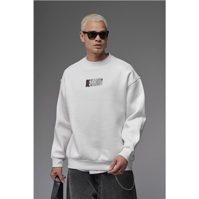 Свитшот будь сильным светлый