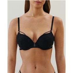 Sujetador push-up de malla