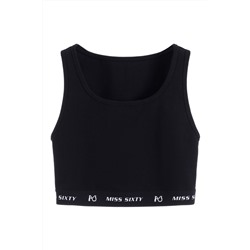 Camiseta corta Negro
