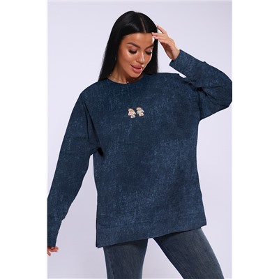 Худи женское с разрезами по бокам 003