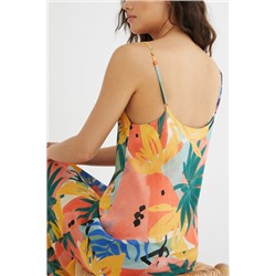 Camisón largo tirantes estampado