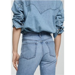 Jeans rectos tiro medio