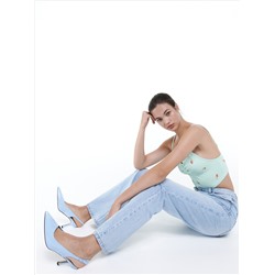Jeans mit weitem Bein