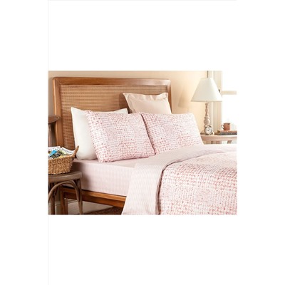 Madame Coco Chevi King Size Baskılı Ranforce Nevresim Takımı - Turuncu NTR-251-8682116419055