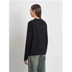 Джемпер из вискозного трикотажа с добавлением шерсти, B3039/rasfill