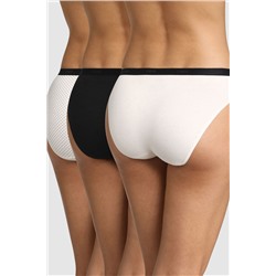 Pack 3 bragas Pockets Coton