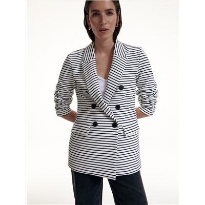 Gestreifte Jacke