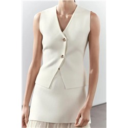 Женский вязаный жилет  ЗАР*А