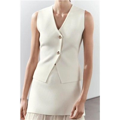 Женский вязаный жилет  ЗАР*А