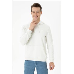 Erkek Taş Kapüşonlu Sweatshirt
