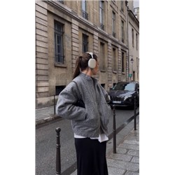 Куртка-бомбер свободная