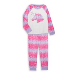 Sleep On It Little Girl's & Girl's Unicorn 2-Piece Pajama Set