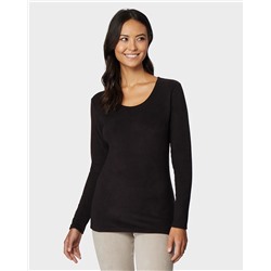 WOMEN'S HEAVYWEIGHT FLEECE BASELAYER SCOOP TOP