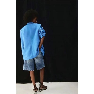 Женский пиджак из смесового льна Н*М