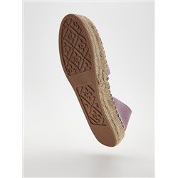 Espadrilles aus Leder