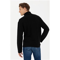 Erkek Siyah Sweatshirt