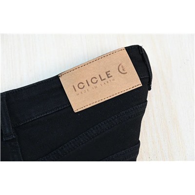 Женские зимние джинсы из плотного эластичного хлопкового флиса с высокой талией  АЙСИК*Л