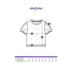 Блузка PLAYTODAY, 1127546