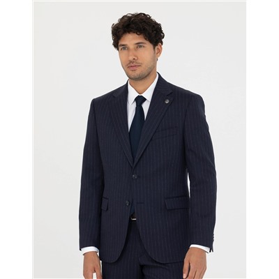 Lacivert Slim Fit Takım Elbise
