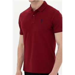 Erkek Plum Basic Polo Yaka Tişört