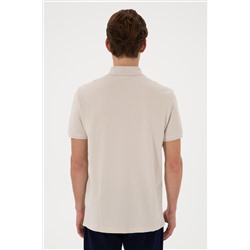 Erkek Regular Fit Polo Yaka Taş Tişört