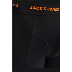 Jack & Jones Erkek Logolu Düz Renk 3'lü Boxeri Paketi - Marvin