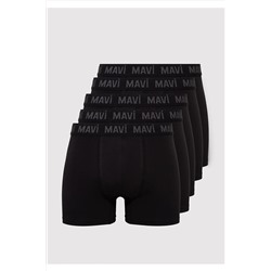 Mavi 5li Siyah Basic Boxer 0911238-900
